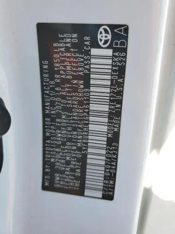 2016 TOYOTA COROLLA L  