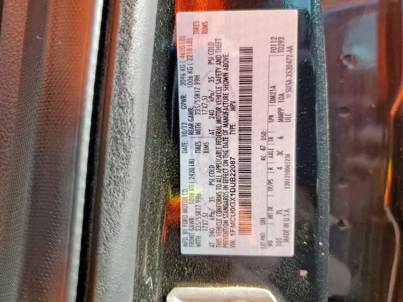 2013 FORD ESCAPE SE  