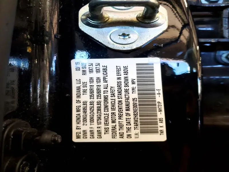 2019 HONDA CR-V EXL  