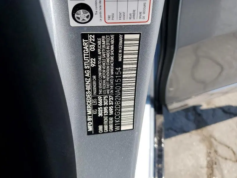 2022 MERCEDES-BENZ EQS SEDAN 450+  