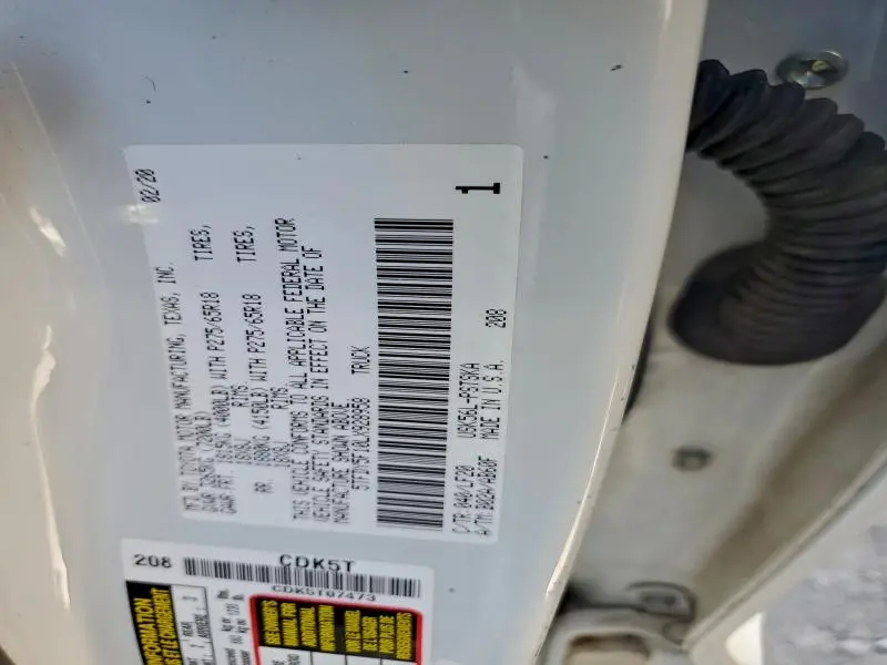 2020 TOYOTA TUNDRA CREWMAX SR5  