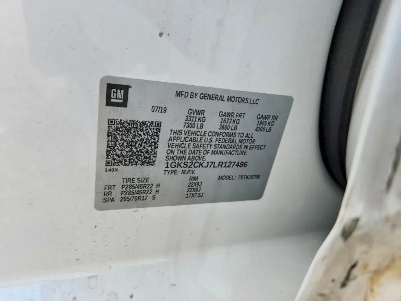 2020 GMC YUKON DENALI  