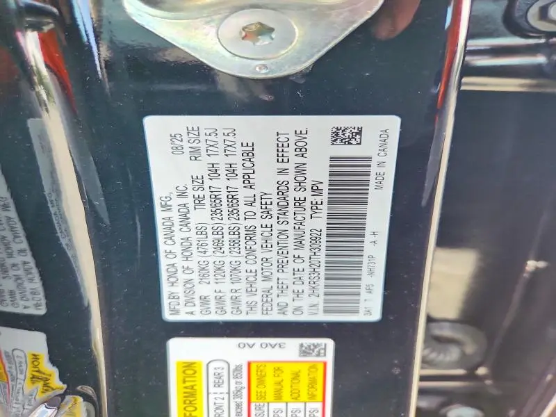 2026 HONDA CR-V LX  