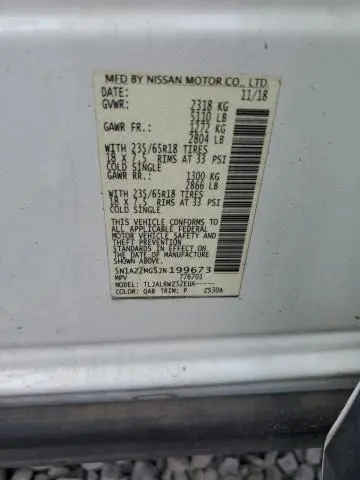 2018 NISSAN MURANO S  