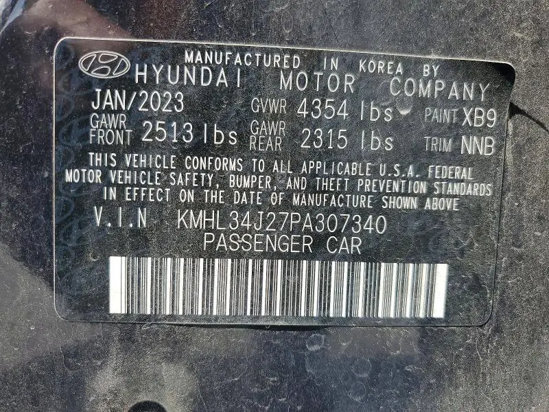 2023 HYUNDAI SONATA LIMITED  