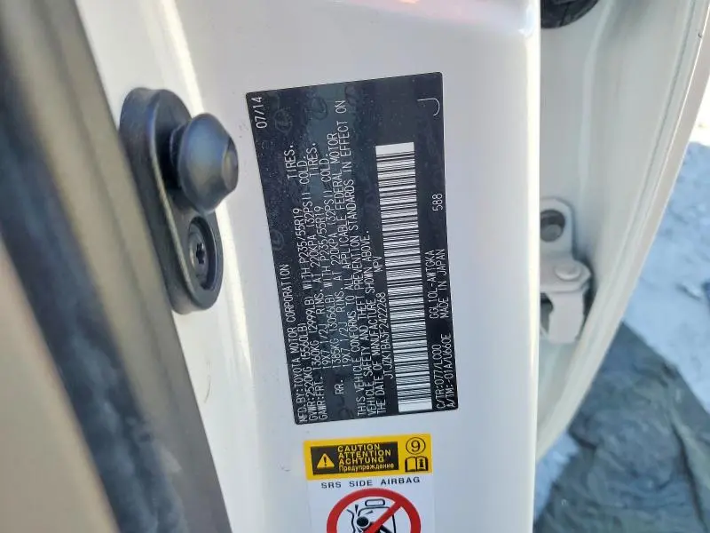 2015 LEXUS RX 350 BASE  