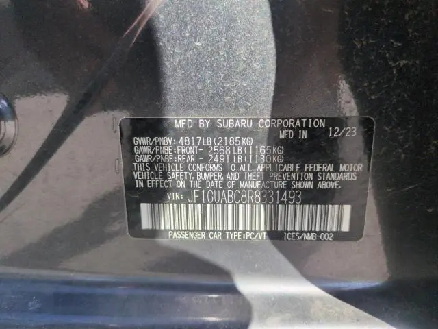 2024 SUBARU IMPREZA   