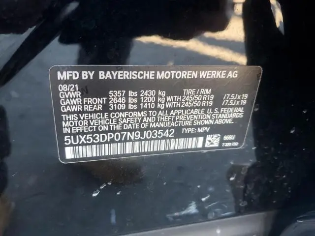 2022 BMW X3 XDRIVE30I  