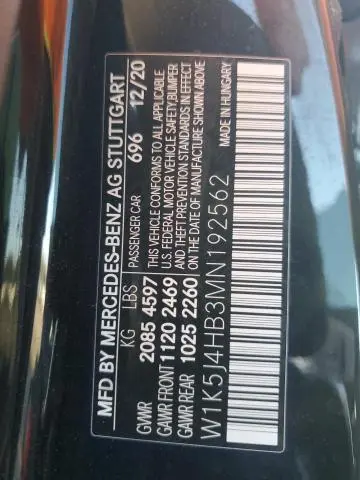2021 MERCEDES-BENZ CLA 250 4MATIC