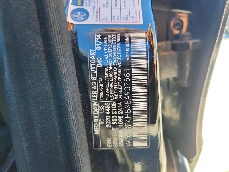 2014 MERCEDES-BENZ C 250  