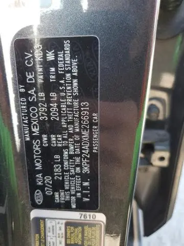 2021 KIA FORTE FE  