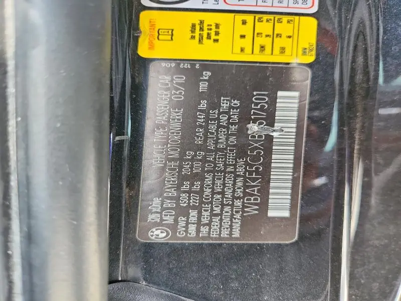 2011 BMW 328 XI SULEV  