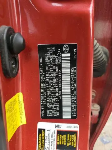 2011 TOYOTA CAMRY BASE  