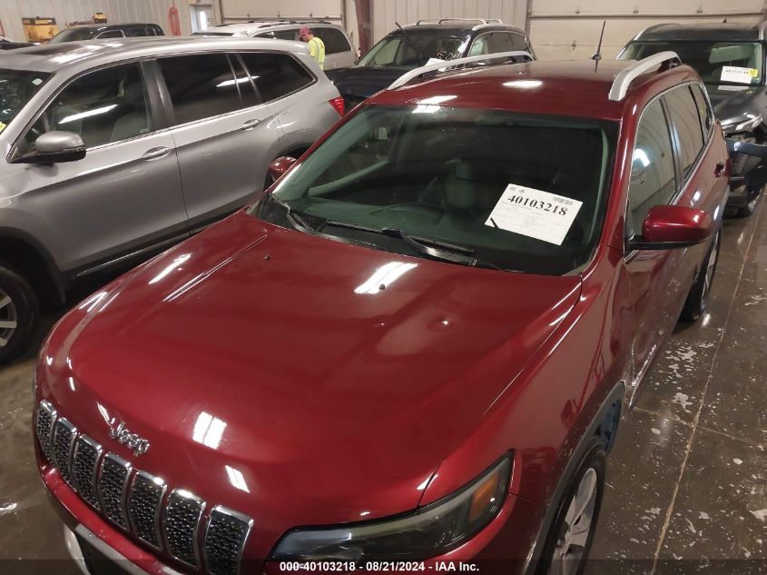 2019 JEEP CHEROKEE LIMITED 4X4