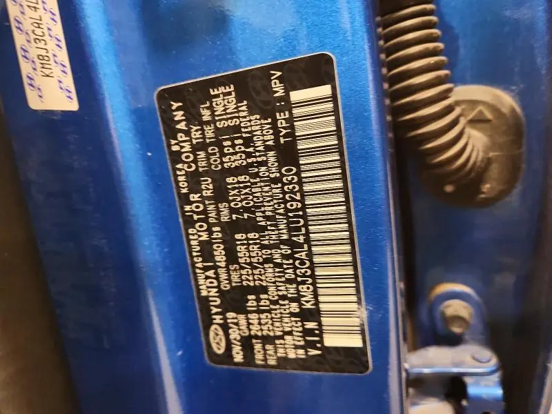 2020 HYUNDAI TUCSON SEL  