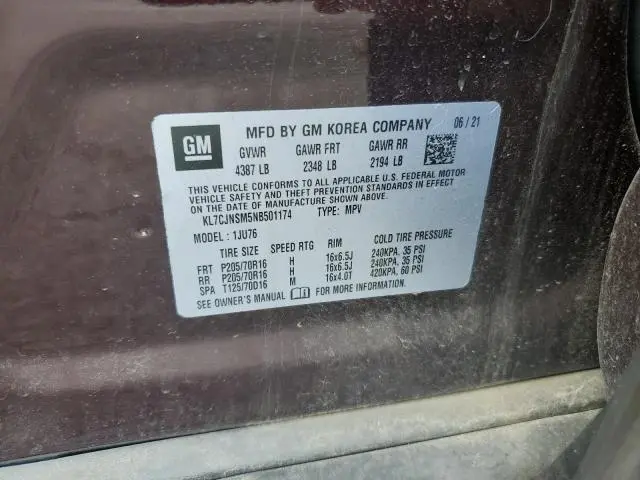 2022 CHEVROLET TRAX LS  