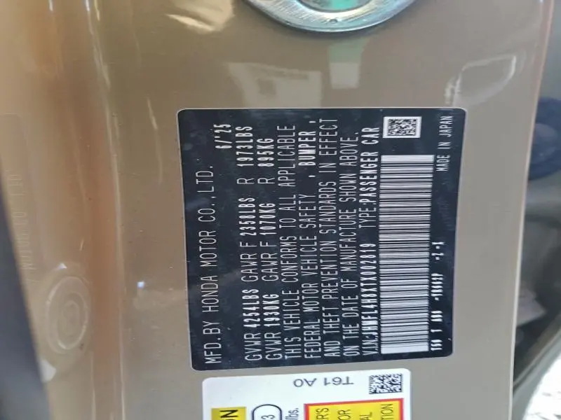 2026 HONDA CIVIC SPORT  