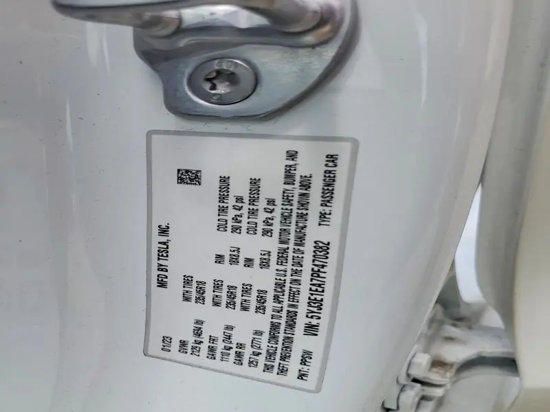 2023 TESLA MODEL 3   
