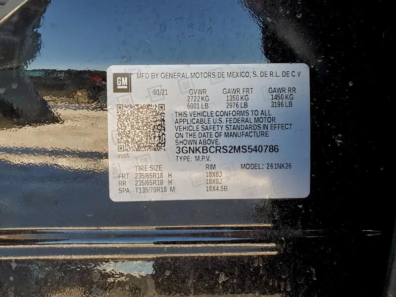 2021 CHEVROLET BLAZER 2LT  