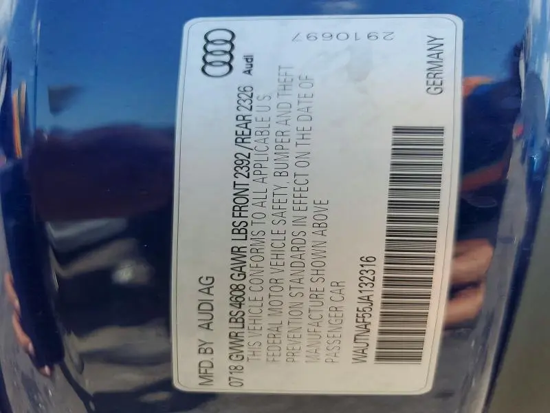 2018 AUDI A5 PREMIUM PLUS S-LINE  