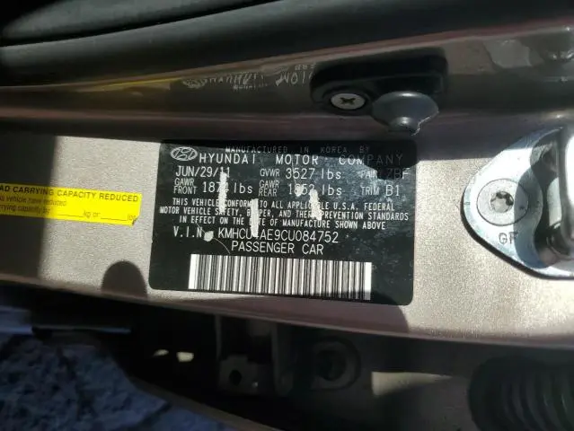 2012 HYUNDAI ACCENT GLS  