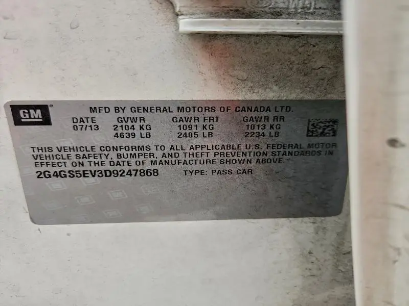 2013 BUICK REGAL PREMIUM  