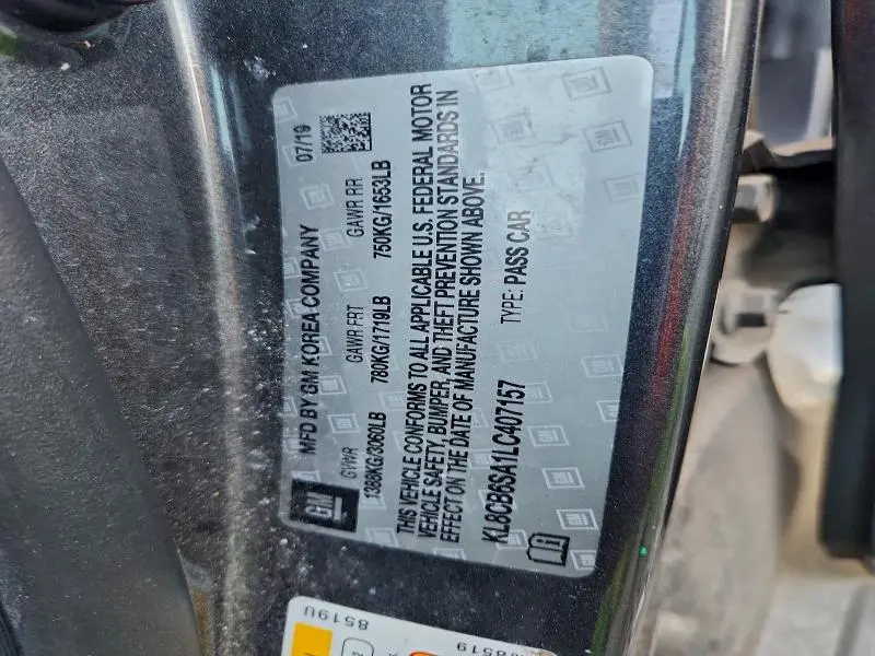 2020 CHEVROLET SPARK LS  