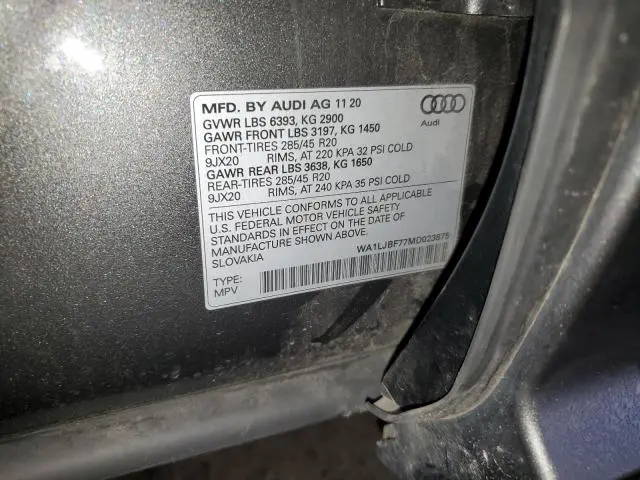 2021 AUDI Q7 PREMIUM PLUS  