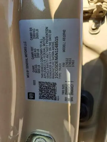 2022 CHEVROLET COLORADO Z71  