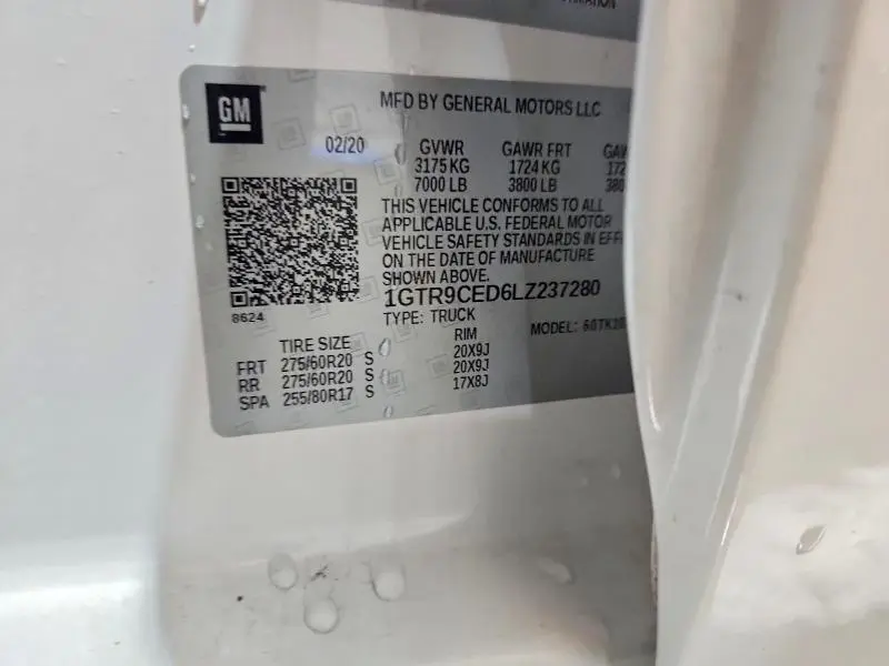 2020 GMC SIERRA K1500 ELEVATION  