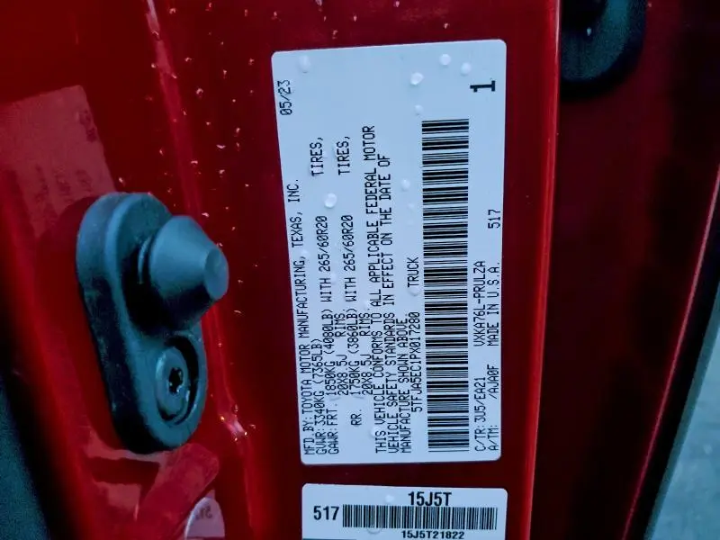 2023 TOYOTA TUNDRA CREWMAX LIMITED  