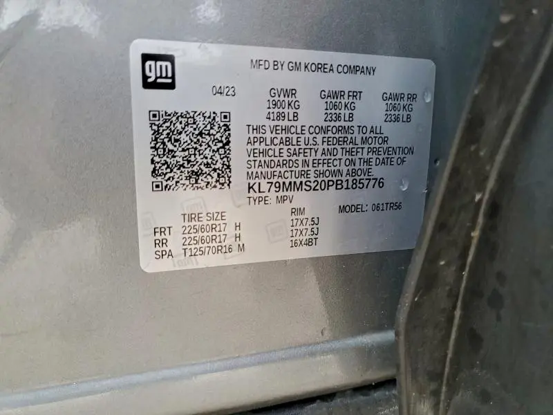 2023 CHEVROLET TRAILBLAZER LS  