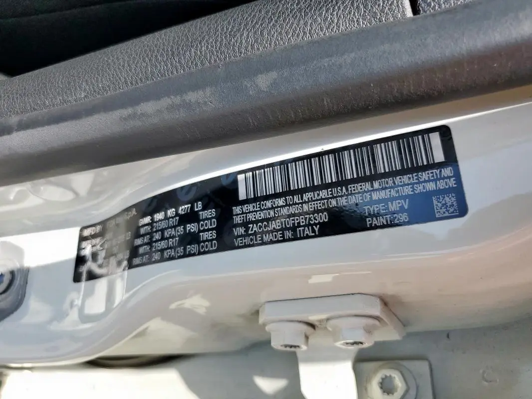 2015 JEEP RENEGADE LATITUDE  