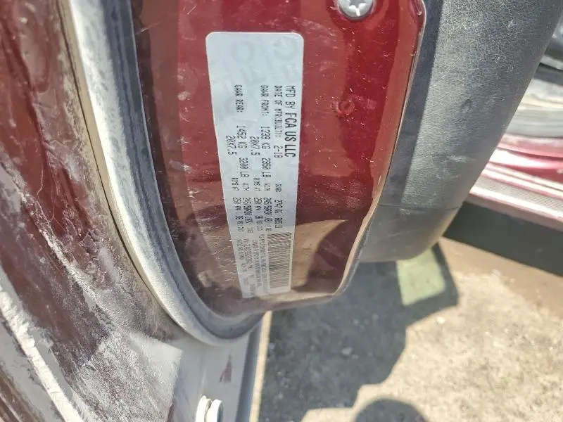 2018 CHRYSLER PACIFICA TOURING L  