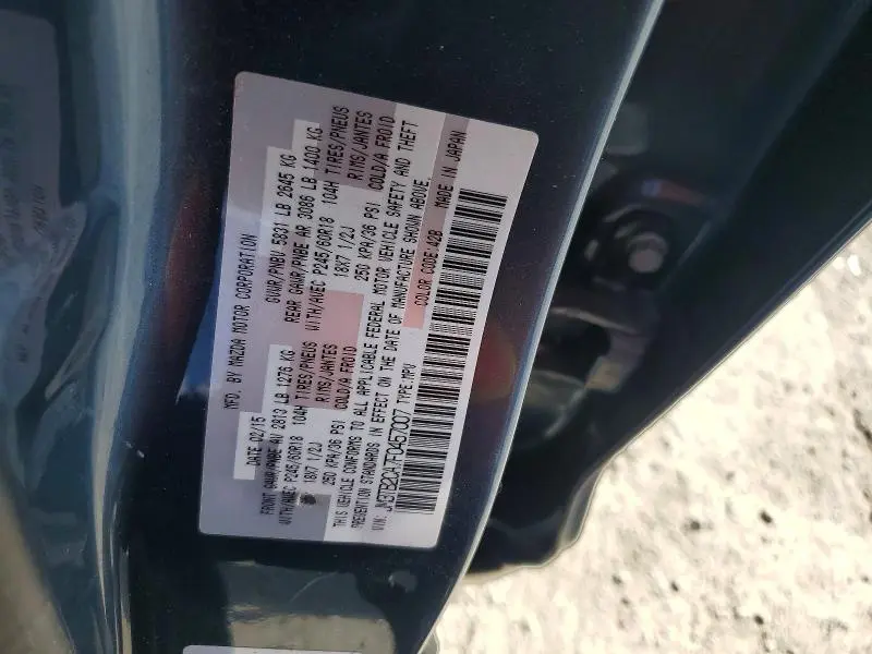 2015 MAZDA CX-9 TOURING  