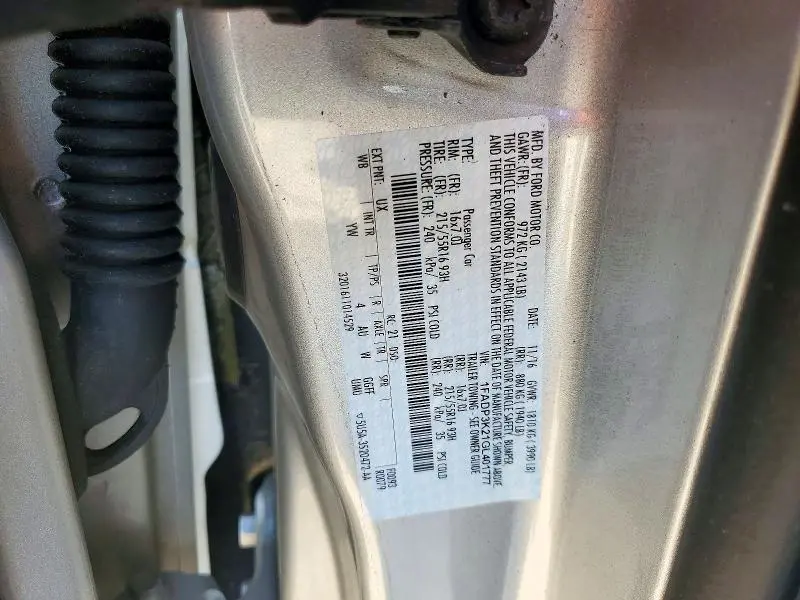2016 FORD FOCUS SE  