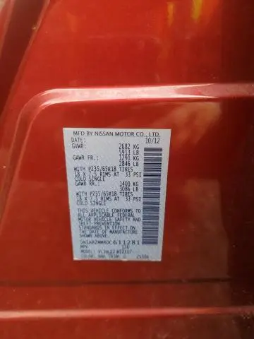 2013 NISSAN PATHFINDER S  