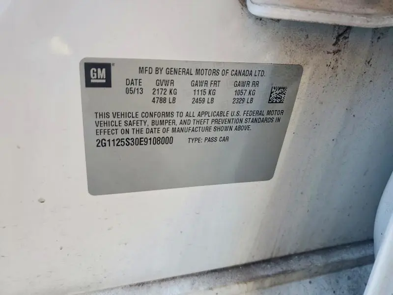 2014 CHEVROLET IMPALA LT  