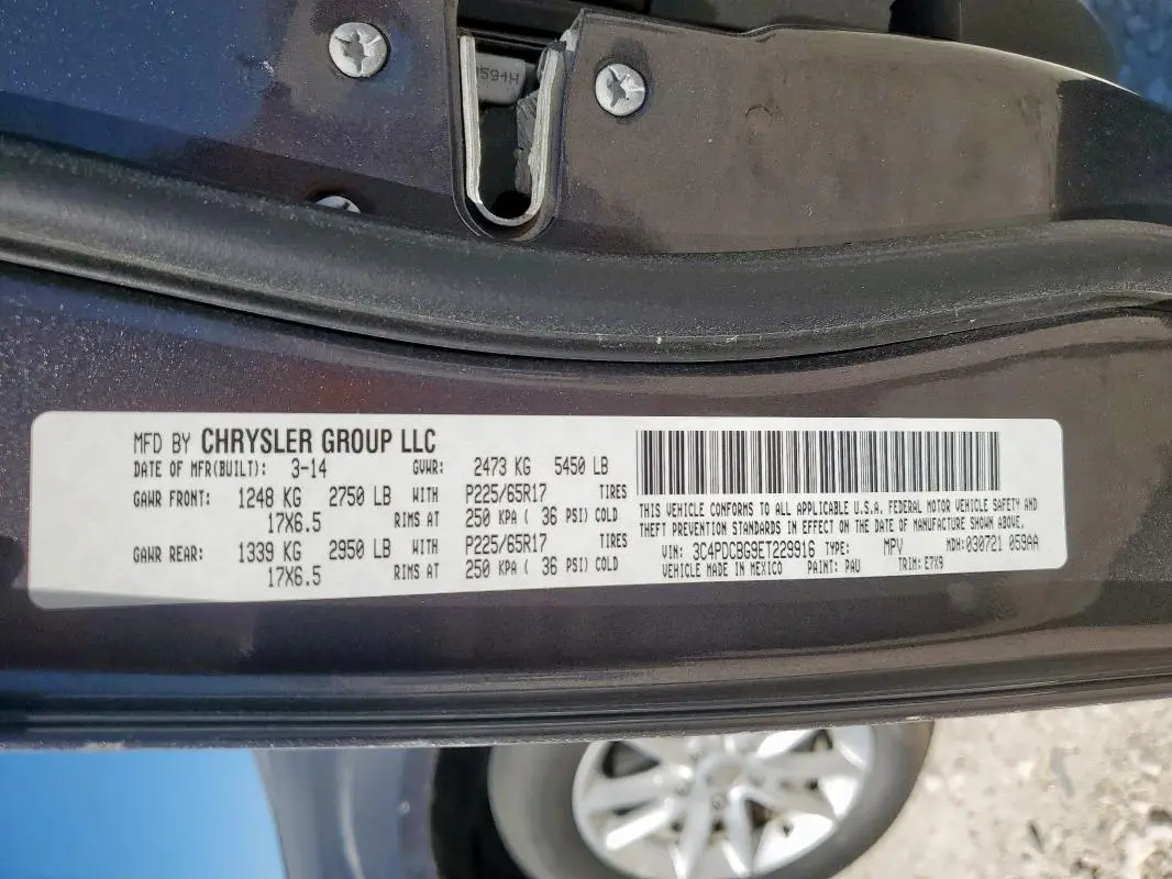 2014 DODGE JOURNEY SXT  