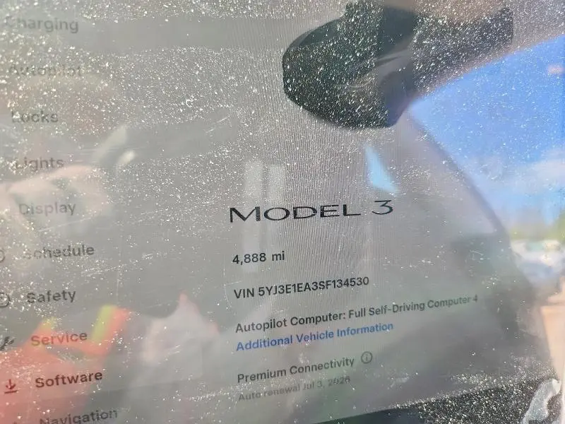 2025 TESLA MODEL 3   