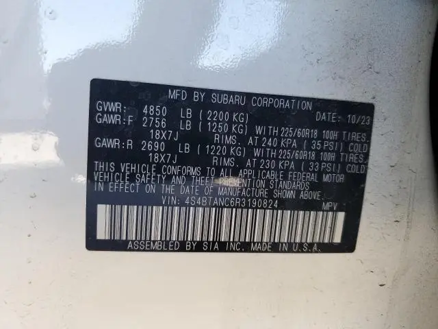 2024 SUBARU OUTBACK LIMITED  