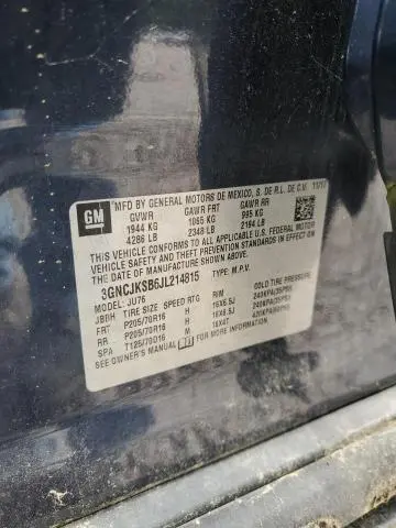 2018 CHEVROLET TRAX LS  