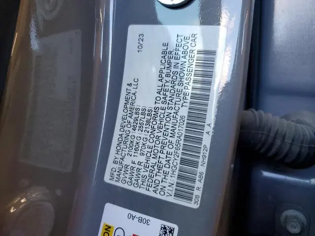 2024 HONDA ACCORD HYBRID EXL  