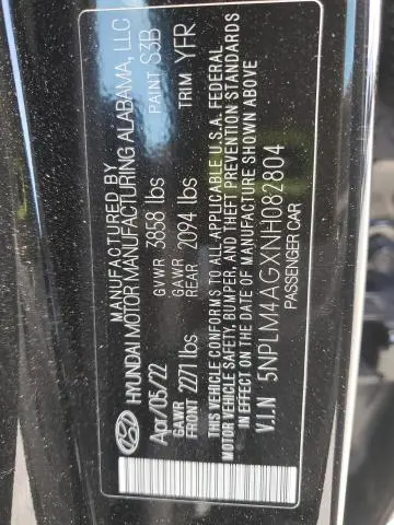 2022 HYUNDAI ELANTRA SEL  