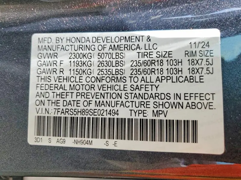 2025 HONDA CR-V SPORT-L  