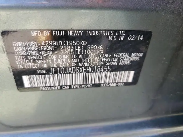 2014 SUBARU IMPREZA PREMIUM