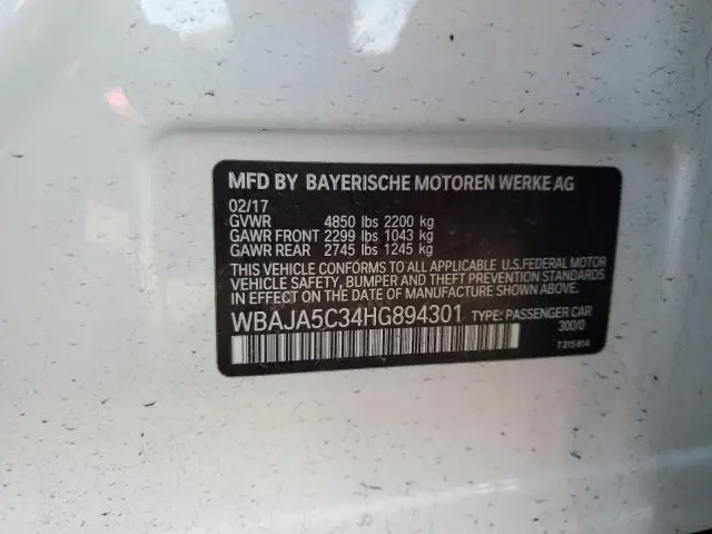 2017 BMW 530 I