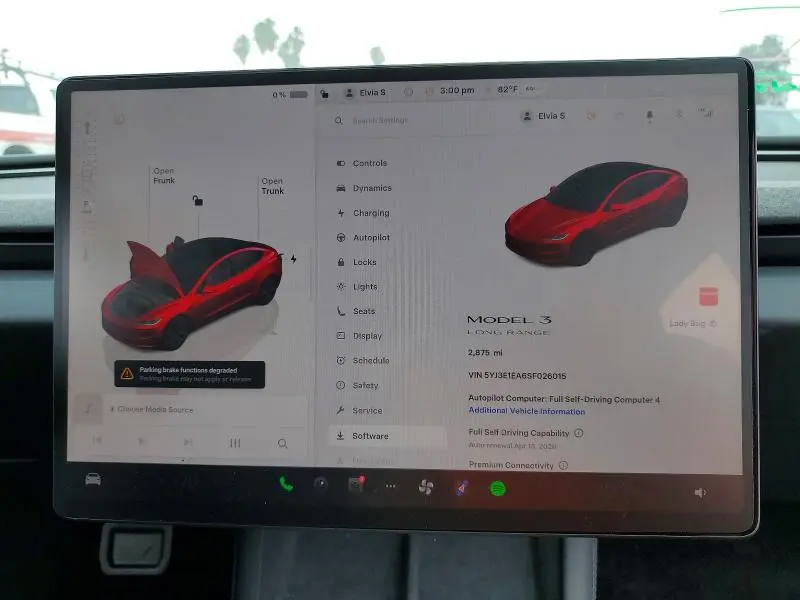 2025 TESLA MODEL 3   