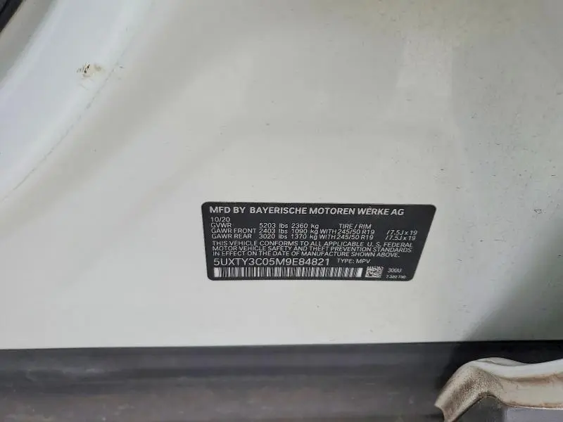 2021 BMW X3 SDRIVE30I  