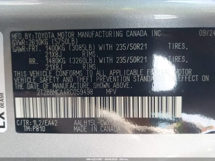 2024 LEXUS RX 350H PREMIUM